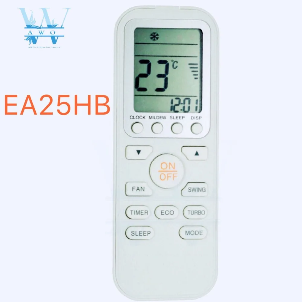 Yeni EA25HB Electrolux Model İngilizce Klima Uzaktan Kumanda
