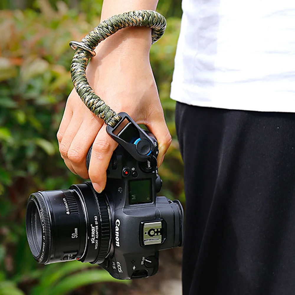 Yeni El Yapımı Orijinal Dokuma Kamera Bilek Kayışı Canon Nikon Sony Fuji Leica Olympus Micro Tek Ouick Serbest Bırakma El Kayışı