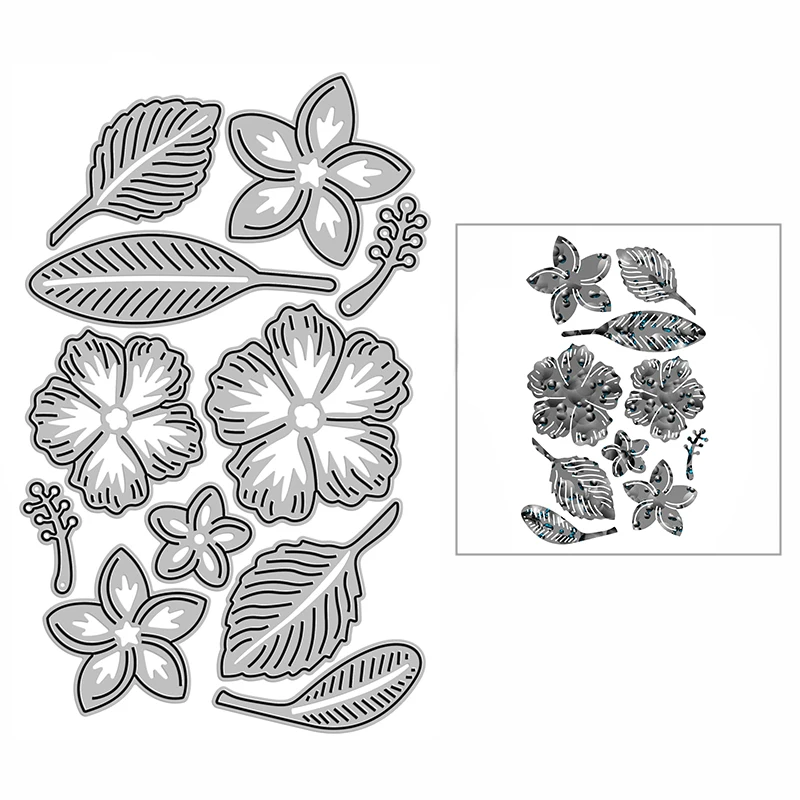 Yeni Katmanlı ebegümeci çiçeği Zanaat Kabartma Kalıp 2021 Metal Kesme Ölür DIY Dekor Scrapbooking Albümü Kart Yapımı için Hiçbir Pullar