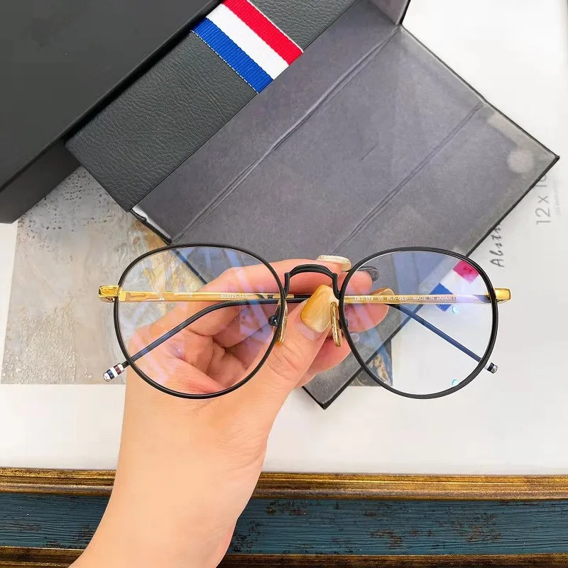Yeni Marka Alaşım Gözlük Çerçeve Erkekler Kadınlar Vintage Yuvarlak Reçete Gözlük tbs119 Miyopi Optik Gözlük Gözlük Oculos