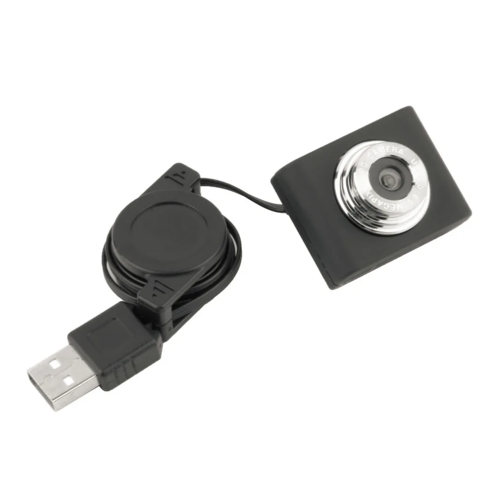 Yeni Mini USB 5 M Geri Çekilebilir Klip WebCam Web Kamera Dizüstü 100 % Toptan Sıcak Promosyon
