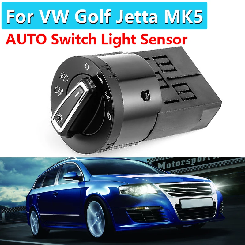 Yeni OTOMATİK far kafa lambası anahtarı ışık sensörü VW Golf Jetta için MK5 6 Tiguan Touran Passat Polo Bora 1C0941531 3BD941531A