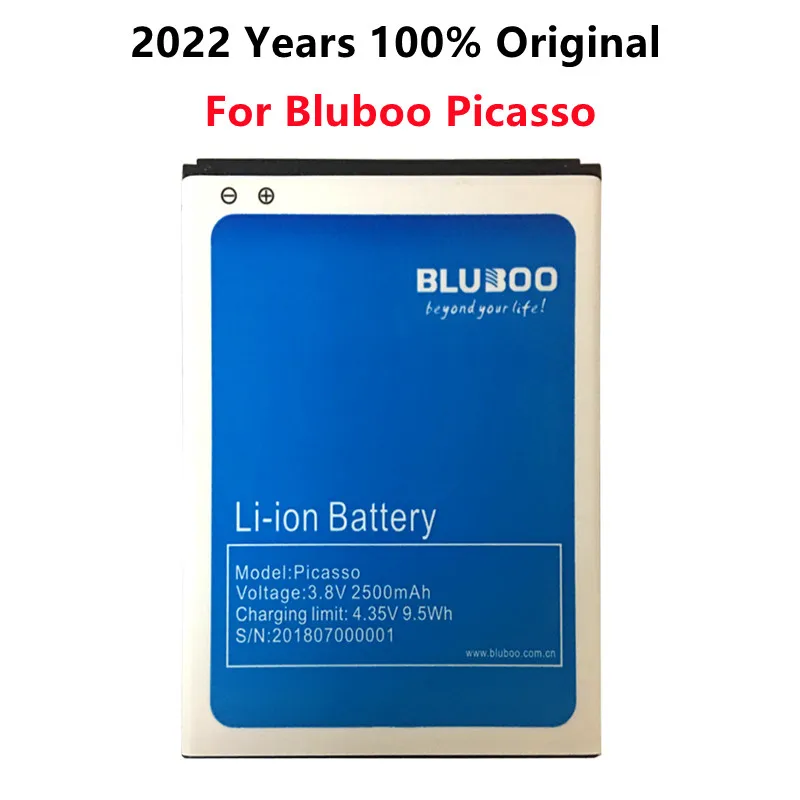 Yeni Pil Bluboo Picasso İçin pil değiştirme 100% Orijinal 2500mAh yedek akü Bluboo Picasso İçin Cep Telefonu