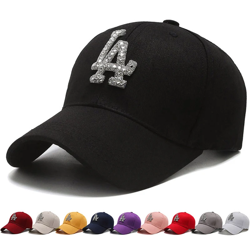 Yeni Varış LA beyzbol şapkası Erkek Kadın Taklidi Güneşlik Snapback Moda Hip Hop Açık Spor Kamyon Şoförü baba şapkası Gorras EP0307