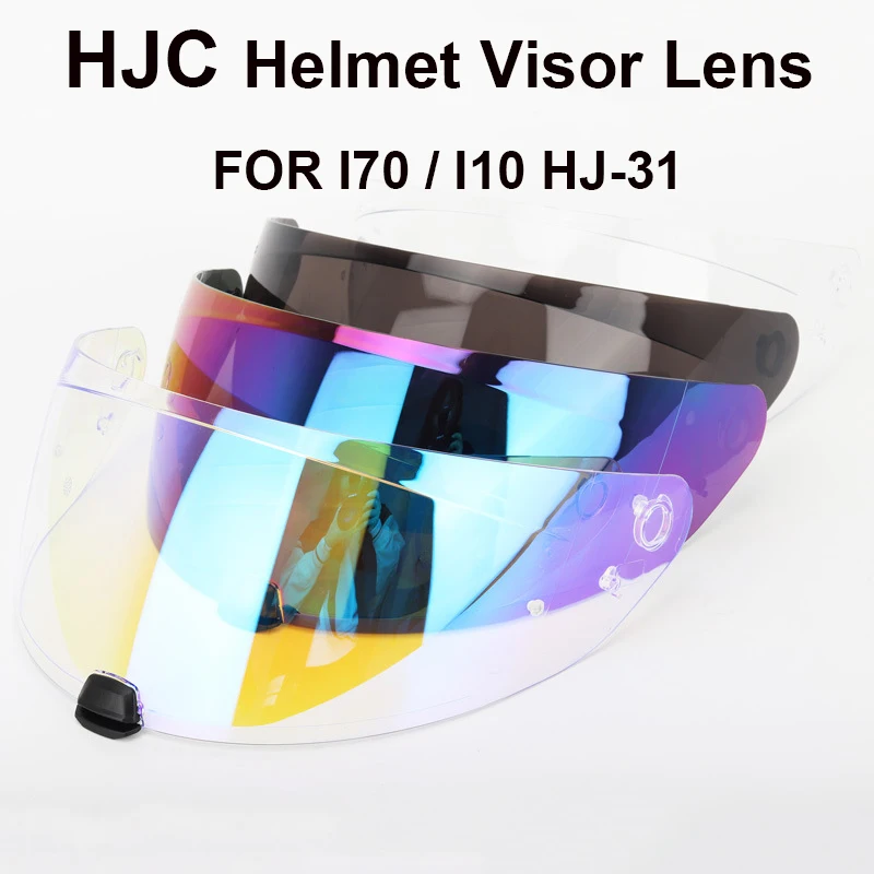 YYK HJ-31 Motosiklet kask siperliği için YYK İ70 İ10 Anti-Uv Toz geçirmez Kask Lens Aksesuarları