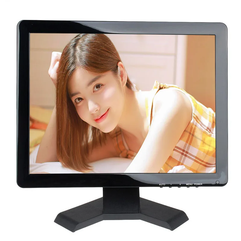 Zhıxıanda 17 İnç 1280x1024 TFT LCD CCTV HDMI HD Monitör Renkli Ekran BNC/VGA/AV/HDMI / USB Arayüzü, dahili Hoparlör
