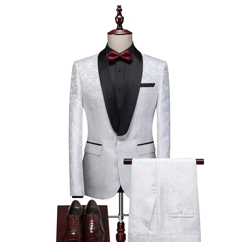 Özel Yapılmış Damat düğün elbisesi Blazer Takım Elbise Pantolon İş High-end Klasik Elbise Pantolon SA06-11599