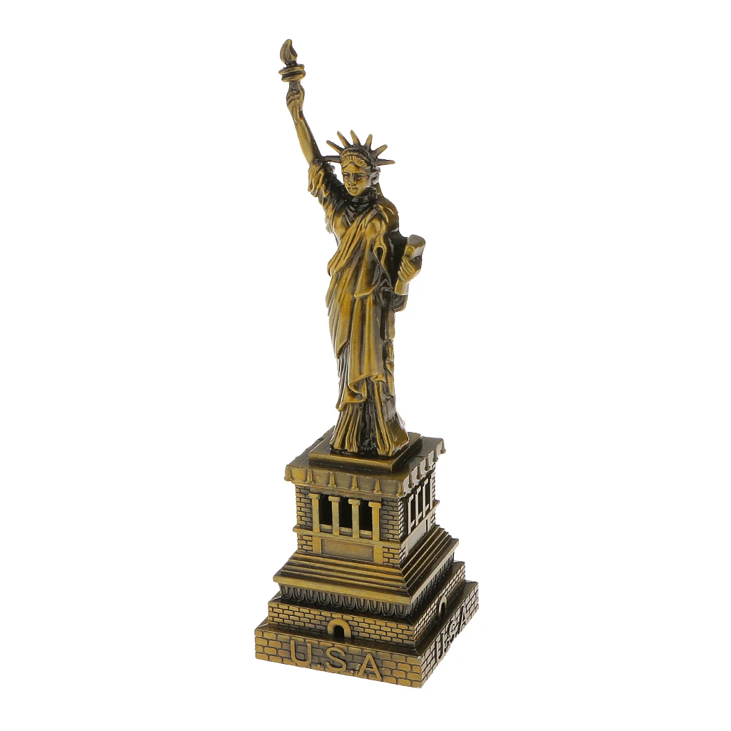 Özgürlük heykeli aksiyon figürü Hatıra süsler ev Dekor için 15cm