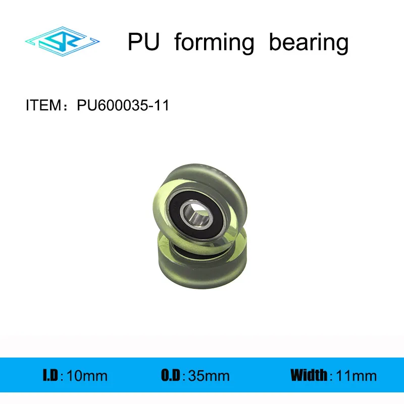 Üretici, Poliüretan şekillendirme rulmanı PU600035-11Rubber kaplı kasnak 10mm*35mm*11mm tedarik etmektedir