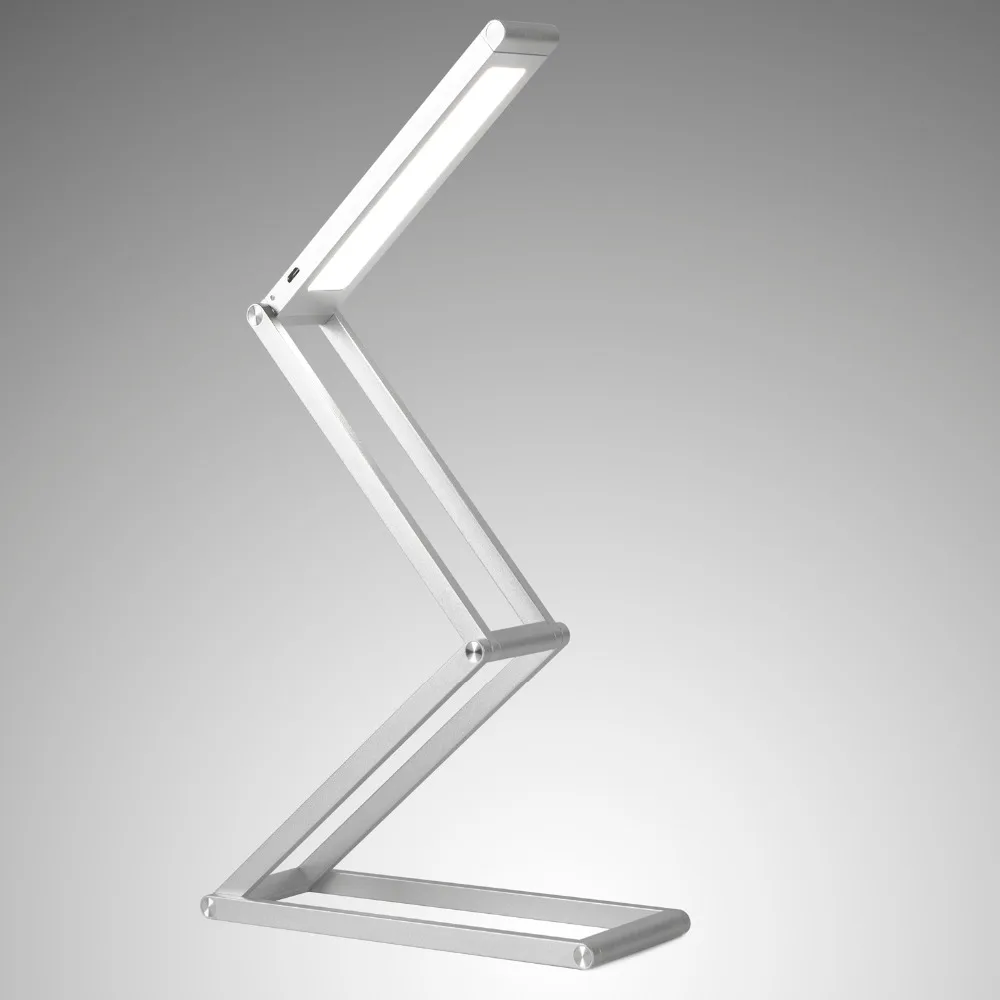 Şarj edilebilir LED masa lambası taşınabilir dimer led'li masa lambası okuma lambası katlanır kitap ışık çalışma ofis yurdu aydınlatma